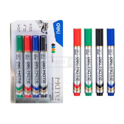 DELI-დელი MATE დაფის მარკერი 4-ფერიანი შეკვრა EU00403